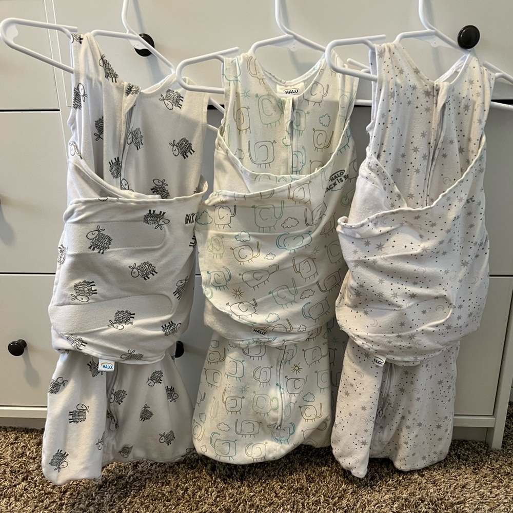 Halo Sleep Sack Bag Swaddle Cotton Bundle